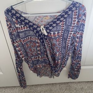 Hollister Floral Blouse